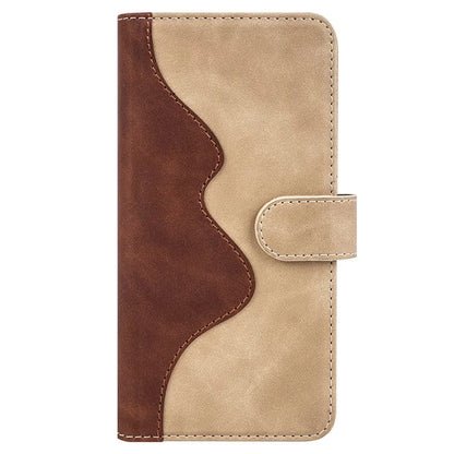 For Samsung Galaxy M55 5G / C55 5G / F55 5G Case Wallet Leather Phone Cover Two-Tone Splicing