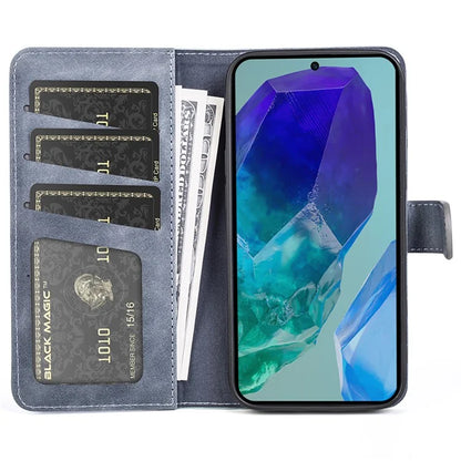 For Samsung Galaxy M55 5G / C55 5G / F55 5G Case Wallet Leather Phone Cover Two-Tone Splicing
