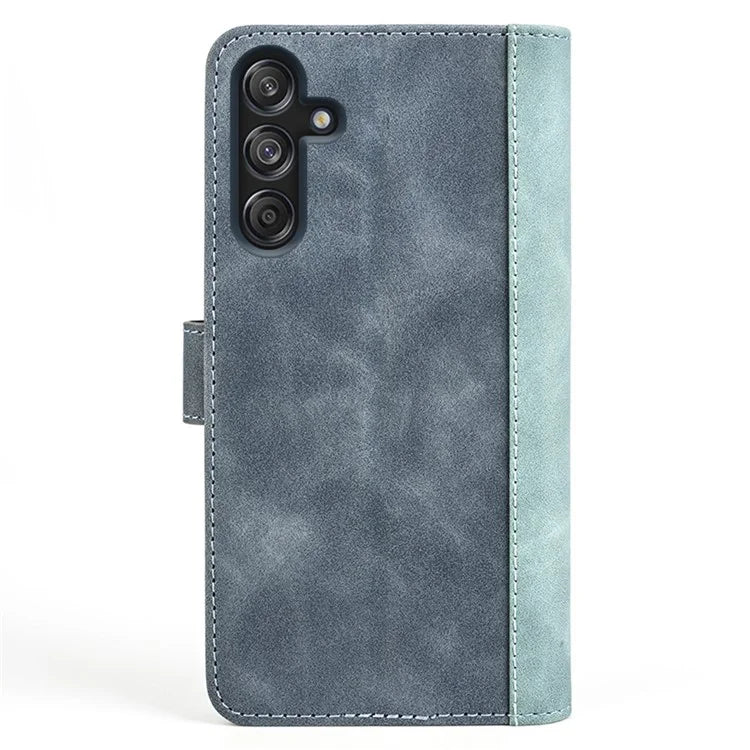 For Samsung Galaxy M55 5G / C55 5G / F55 5G Case Wallet Leather Phone Cover Two-Tone Splicing