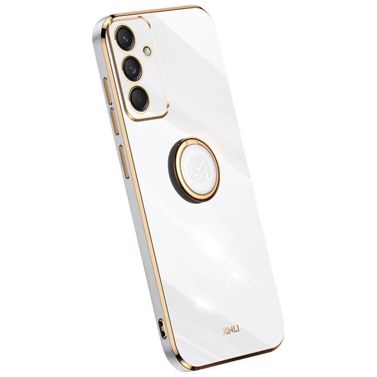 XINLI For Samsung Galaxy M55 5G / C55 5G / F55 5G Case Ring Kickstand TPU Phone Cover