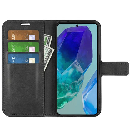 For Samsung Galaxy M55 5G / C55 5G / F55 5G Case Calf Texture Leather Phone Cover