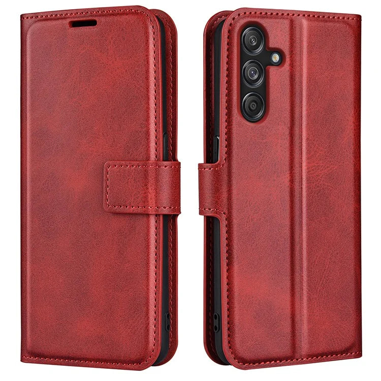 For Samsung Galaxy M55 5G / C55 5G / F55 5G Case Calf Texture Leather Phone Cover