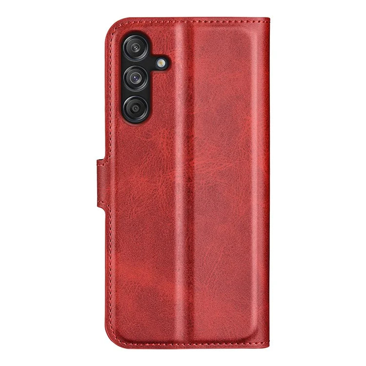 For Samsung Galaxy M55 5G / C55 5G / F55 5G Case Calf Texture Leather Phone Cover
