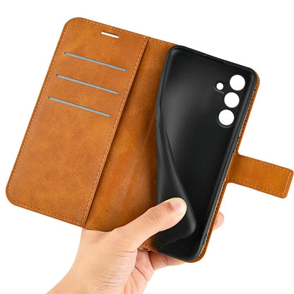 For Samsung Galaxy M55 5G / C55 5G / F55 5G Case Calf Texture Leather Phone Cover