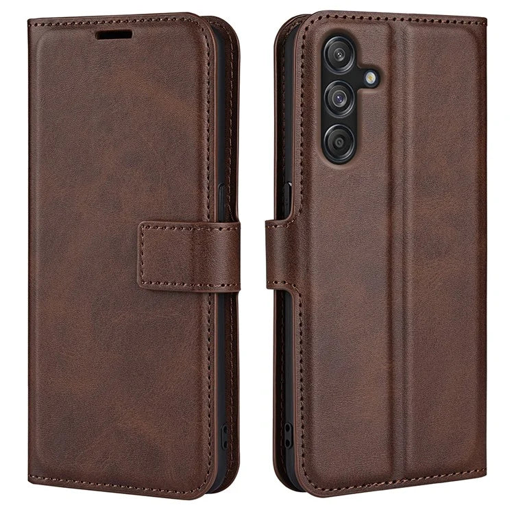 For Samsung Galaxy M55 5G / C55 5G / F55 5G Case Calf Texture Leather Phone Cover