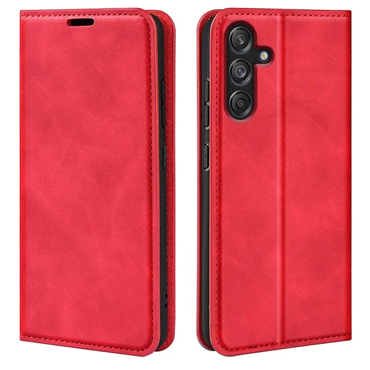 For Samsung Galaxy M55 5G / C55 5G / F55 5G Case Wallet Leather Phone Cover Skin Feel Strong Magnetic