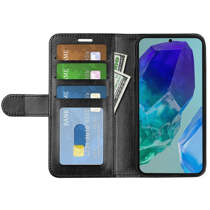 For Samsung Galaxy M55 5G / C55 5G / F55 5G Case Wallet Leather Phone Cover Crazy Horse Texture