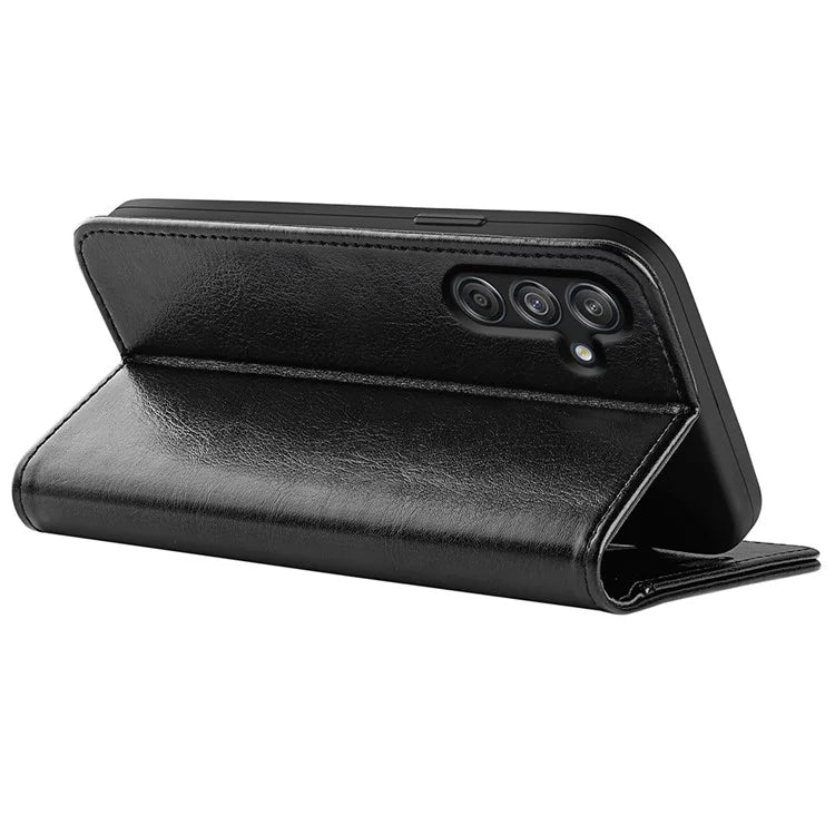 For Samsung Galaxy M55 5G / C55 5G / F55 5G Case Wallet Leather Phone Cover Crazy Horse Texture