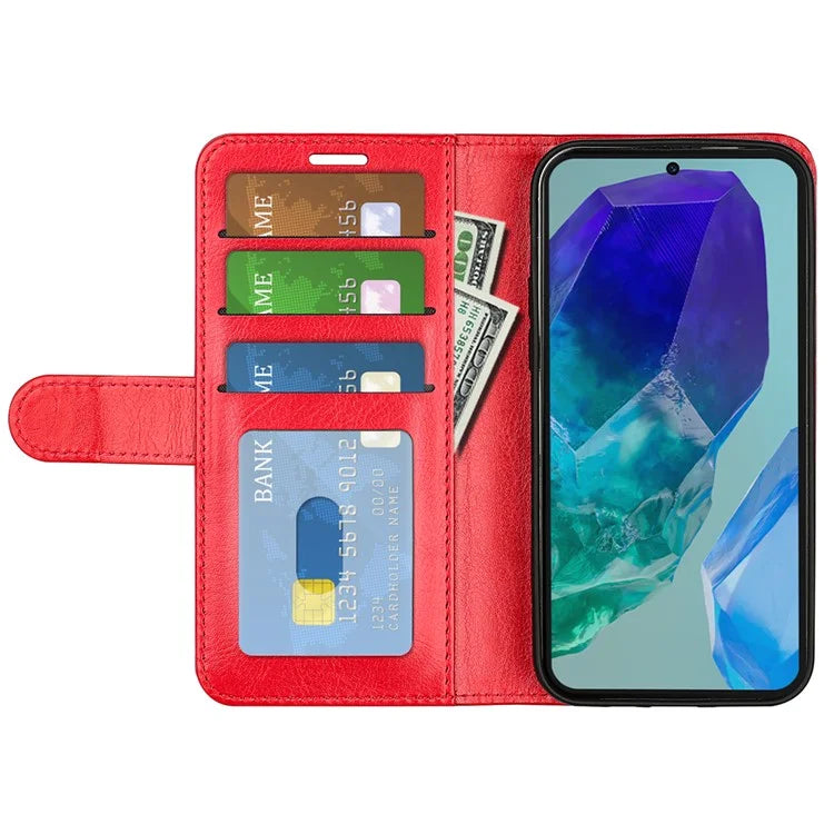 For Samsung Galaxy M55 5G / C55 5G / F55 5G Case Wallet Leather Phone Cover Crazy Horse Texture