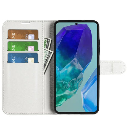 For Samsung Galaxy M55 5G / C55 5G / F55 5G Case Litchi Texture Card Slot Leather Phone Cover with Wallet