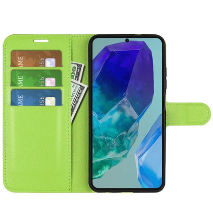 For Samsung Galaxy M55 5G / C55 5G / F55 5G Case Litchi Texture Card Slot Leather Phone Cover with Wallet