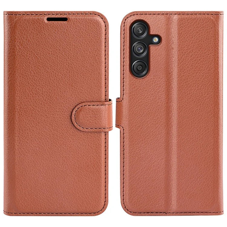For Samsung Galaxy M55 5G / C55 5G / F55 5G Case Litchi Texture Card Slot Leather Phone Cover with Wallet