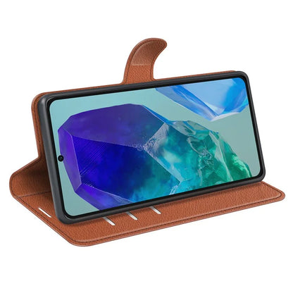 For Samsung Galaxy M55 5G / C55 5G / F55 5G Case Litchi Texture Card Slot Leather Phone Cover with Wallet
