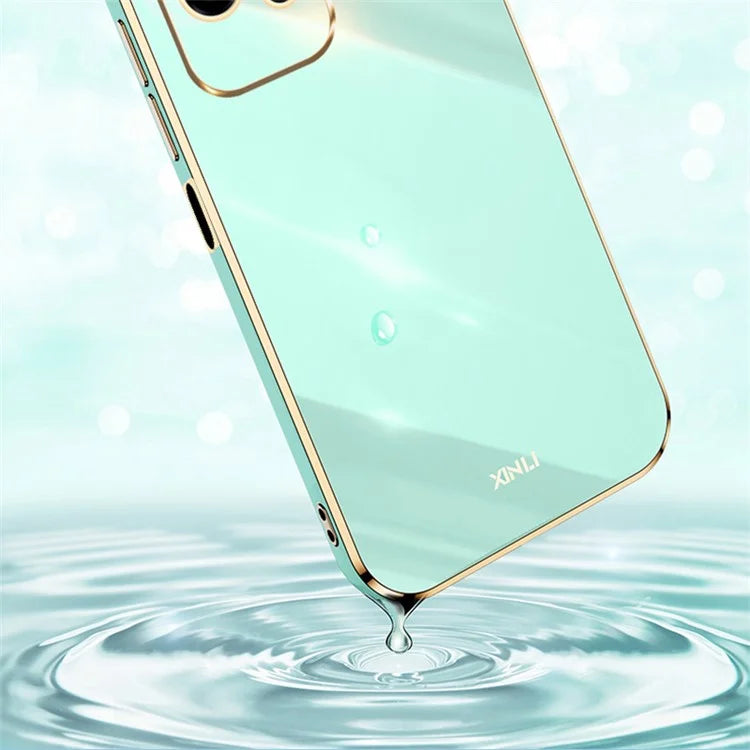 XINLI For Honor 200 Lite Shockproof Case Electroplating Edge TPU Phone Cover