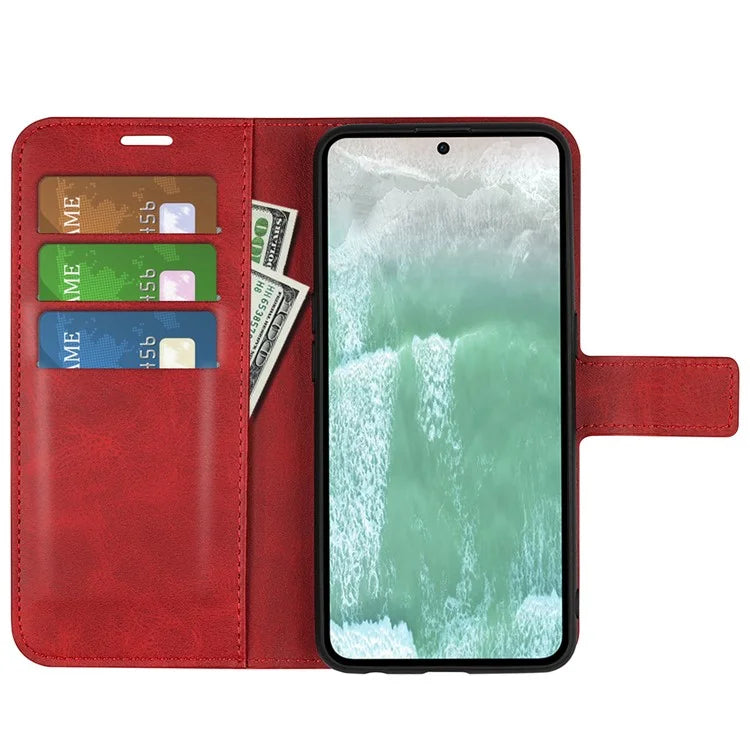 For Oppo Reno11 F 5G Case Leather Phone Cover Square Magnetic Clasp