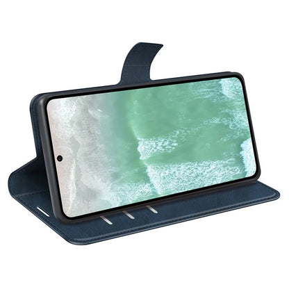 For Oppo Reno11 F 5G Case Leather Phone Cover Square Magnetic Clasp