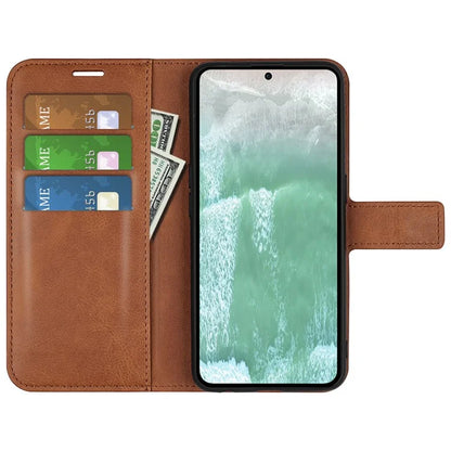For Oppo Reno11 F 5G Case Leather Phone Cover Square Magnetic Clasp