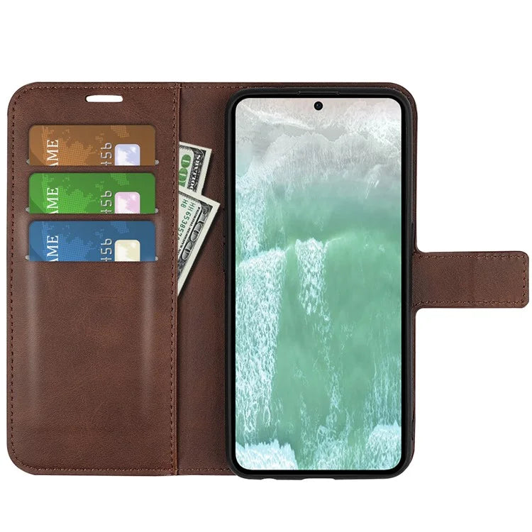 For Oppo Reno11 F 5G Case Leather Phone Cover Square Magnetic Clasp