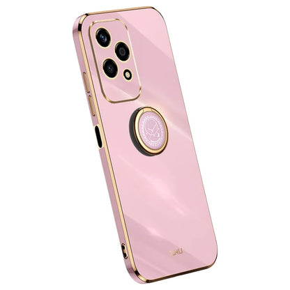 XINLI For Honor 200 Lite TPU Case Electroplating Phone Cover with Ring Kickstand