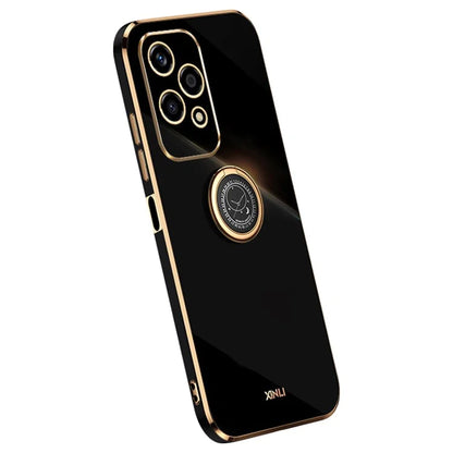 XINLI For Honor 200 Lite TPU Case Electroplating Phone Cover with Ring Kickstand