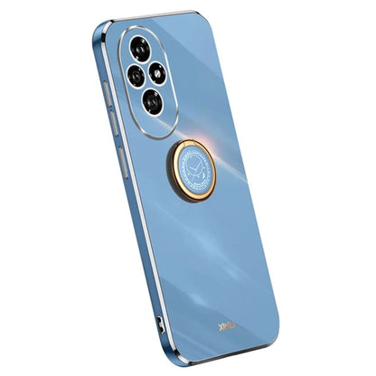 XINLI For Honor 200 5G Case Ring Holder Kickstand Electroplating Soft TPU Cover