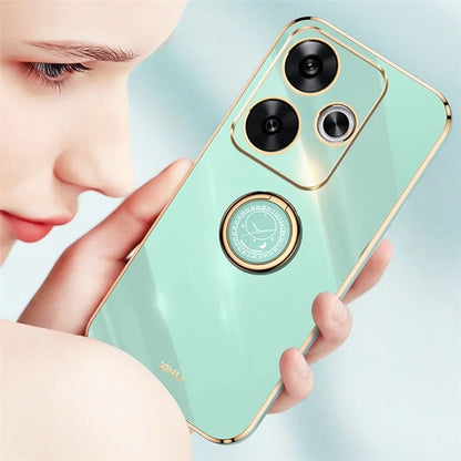 XINLI For Xiaomi Redmi Turbo 3 5G / Poco F6 5G Electroplated Case Soft TPU Cover with Kickstand