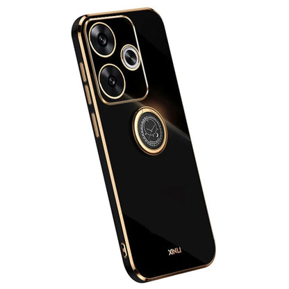 XINLI For Xiaomi Redmi Turbo 3 5G / Poco F6 5G Electroplated Case Soft TPU Cover with Kickstand