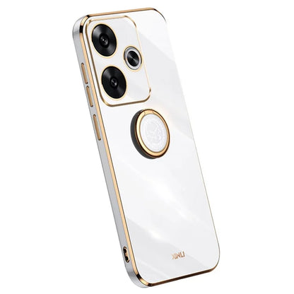 XINLI For Xiaomi Redmi Turbo 3 5G / Poco F6 5G Electroplated Case Soft TPU Cover with Kickstand