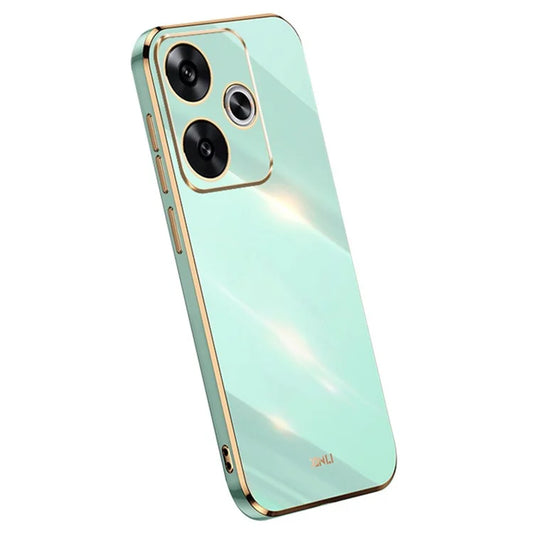 XINLI For Xiaomi Redmi Turbo 3 5G / Poco F6 5G Case TPU Phone Cover Electroplating Edge