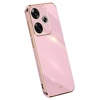 XINLI For Xiaomi Redmi Turbo 3 5G / Poco F6 5G Case TPU Phone Cover Electroplating Edge