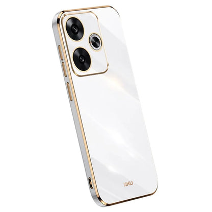 XINLI For Xiaomi Redmi Turbo 3 5G / Poco F6 5G Case TPU Phone Cover Electroplating Edge