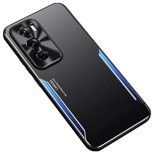 For Oppo Reno12 5G (China) Phone Case Aluminum Alloy + TPU Shockproof Phone Cover