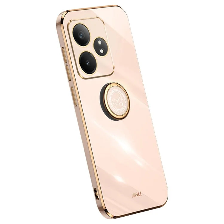 XINLI For Realme GT Neo6 5G Case Soft TPU Kickstand Electroplating Phone Cover