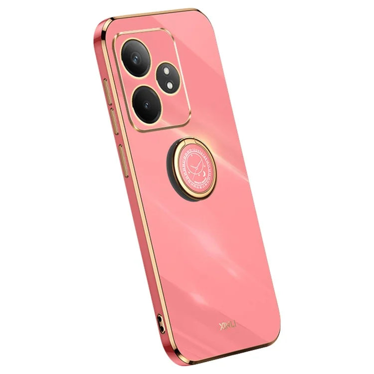 XINLI For Realme GT Neo6 5G Case Soft TPU Kickstand Electroplating Phone Cover