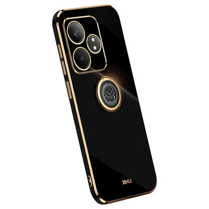 XINLI For Realme GT Neo6 5G Case Soft TPU Kickstand Electroplating Phone Cover
