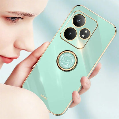 XINLI For Realme GT Neo6 5G Case Soft TPU Kickstand Electroplating Phone Cover
