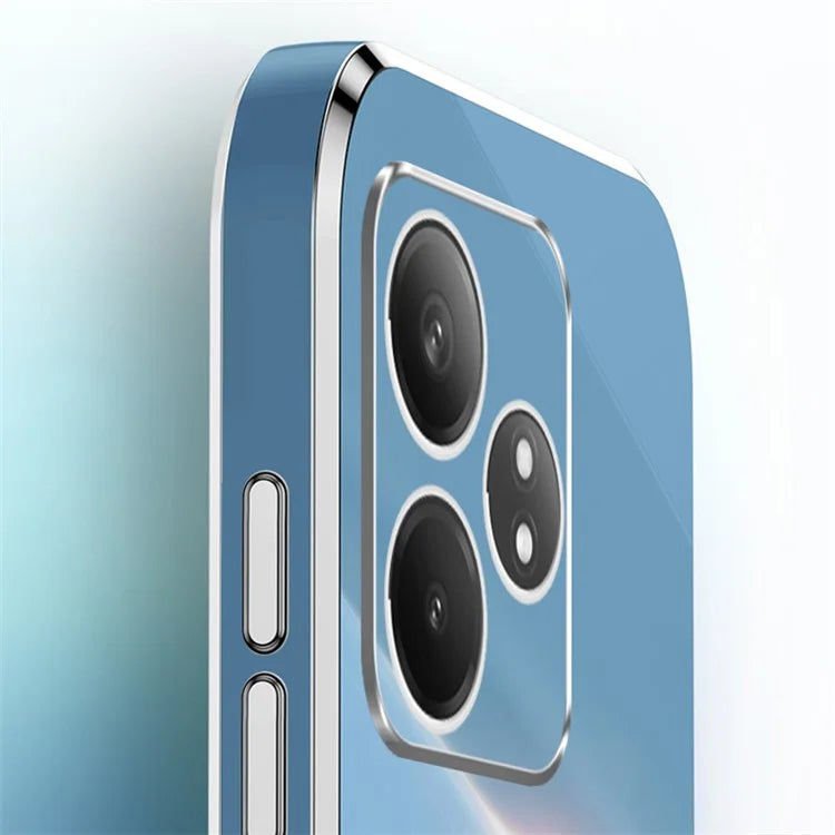 XINLI For Realme GT Neo6 5G Case Soft TPU Kickstand Electroplating Phone Cover