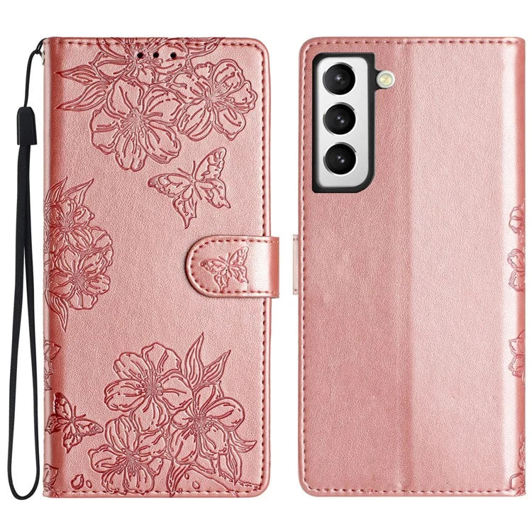 For Samsung Galaxy S22+ 5G Imprinted PU Leather Phone Cover Wholesale Phone Stand Case