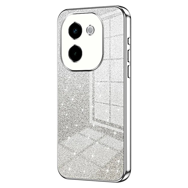 For vivo Y200 Pro 5G Case Electroplating Gradient Glitter TPU Phone Cover