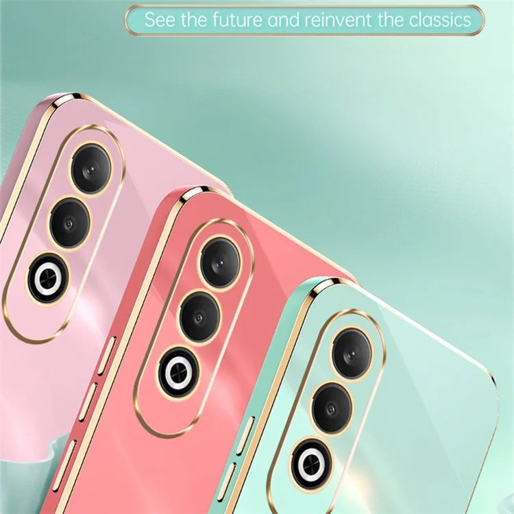 XINLI For Oppo K12 Case Electroplating Edge Shockproof TPU Phone Cover