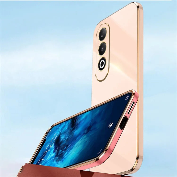 XINLI For Oppo K12 Case Electroplating Edge Shockproof TPU Phone Cover