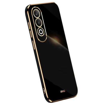 XINLI For Oppo K12 Case Electroplating Edge Shockproof TPU Phone Cover