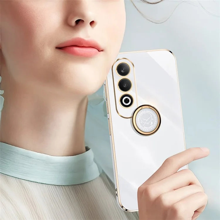 XINLI For Oppo K12 Case TPU Phone Cover Rotatable Ring Holder