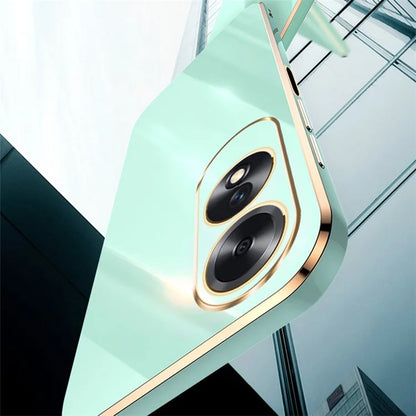 XINLI For Oppo A60 4G Case Soft TPU Electroplating Shockproof Phone Cover
