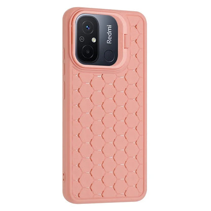 For Xiaomi Redmi 12C 4G Case Lens Frame Kickstand TPU Phone Cover Heat Dissipation