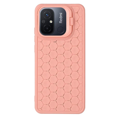 For Xiaomi Redmi 12C 4G Case Lens Frame Kickstand TPU Phone Cover Heat Dissipation