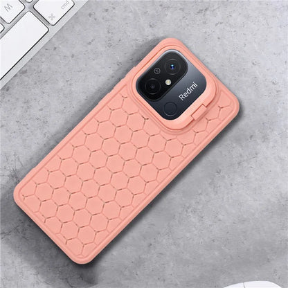 For Xiaomi Redmi 12C 4G Case Lens Frame Kickstand TPU Phone Cover Heat Dissipation