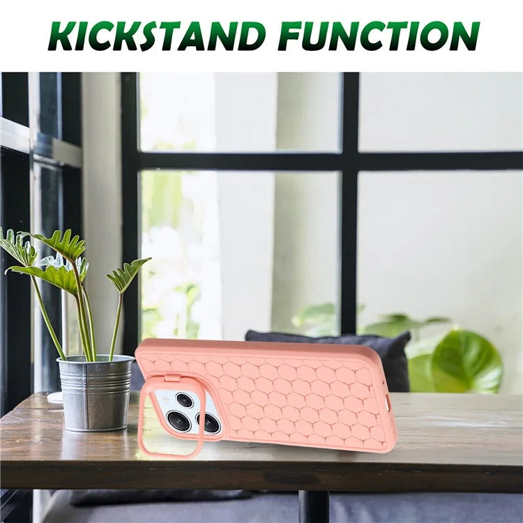 For Xiaomi Redmi 12 4G Case Heat Dissipation Kickstand TPU Back Cover