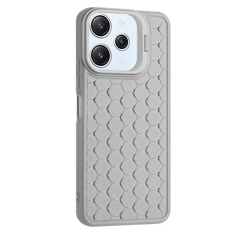 For Xiaomi Redmi 12 4G Case Heat Dissipation Kickstand TPU Back Cover