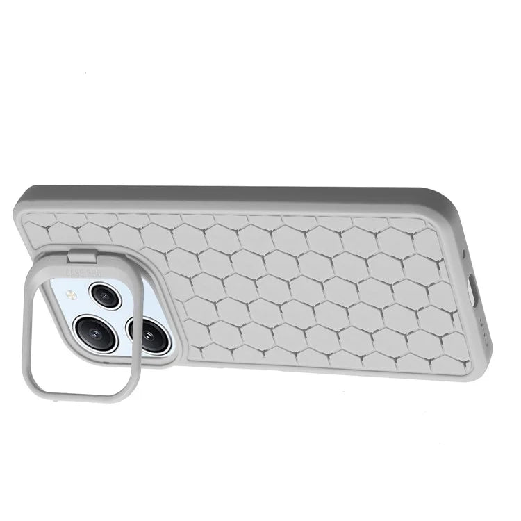 For Xiaomi Redmi 12 4G Case Heat Dissipation Kickstand TPU Back Cover